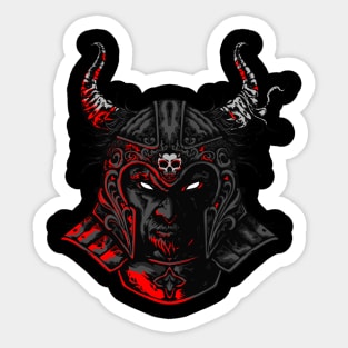 gladiator face helmet Sticker